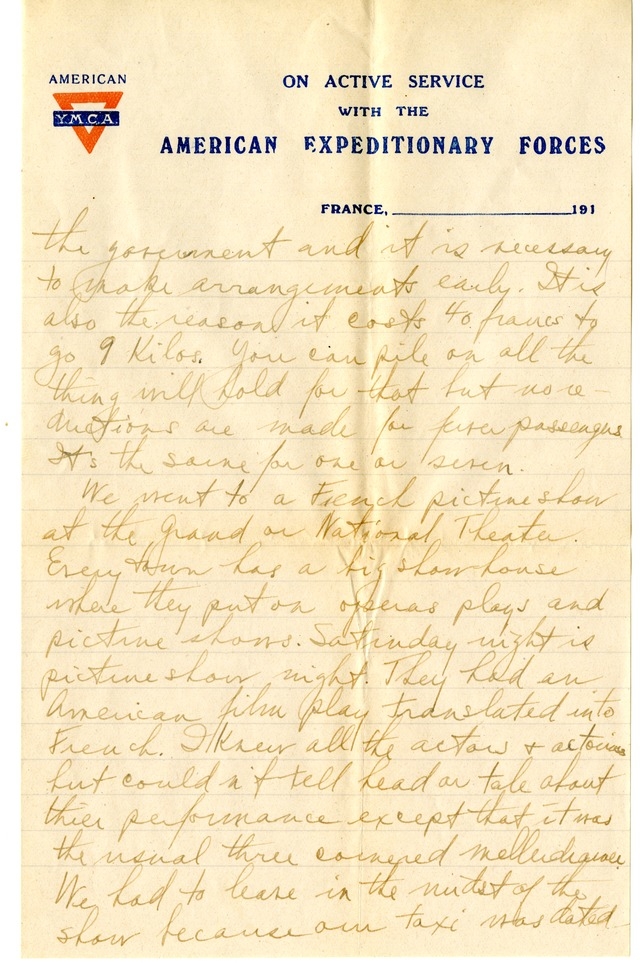 Letter from Harry S. Truman to Bess Wallace