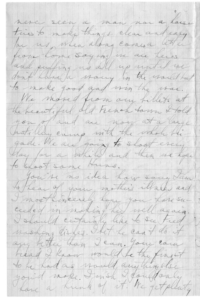 Letter from Harry S. Truman to Bess Wallace