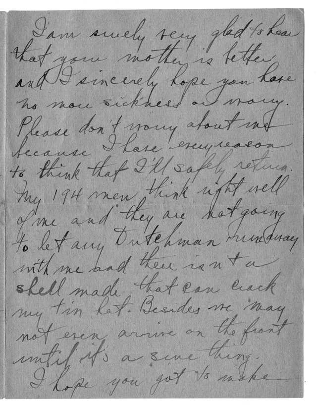 Letter from Harry S. Truman to Bess Wallace
