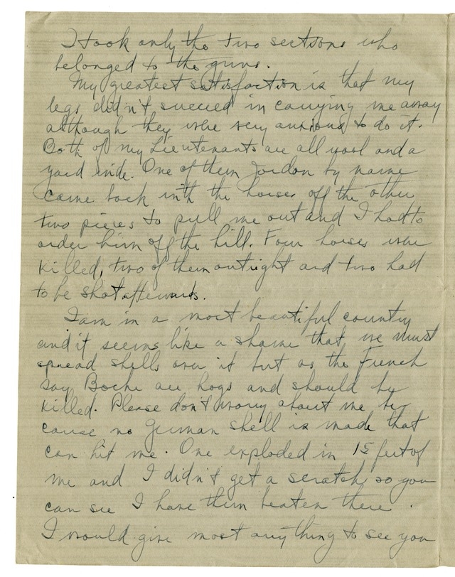 Letter from Harry S. Truman to Bess Wallace