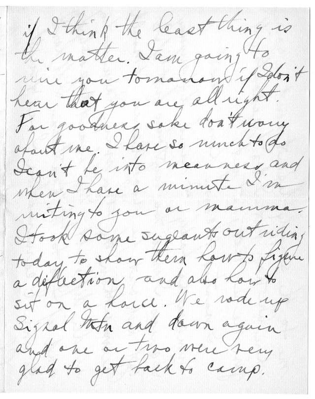 Letter from Harry S. Truman to Bess Wallace