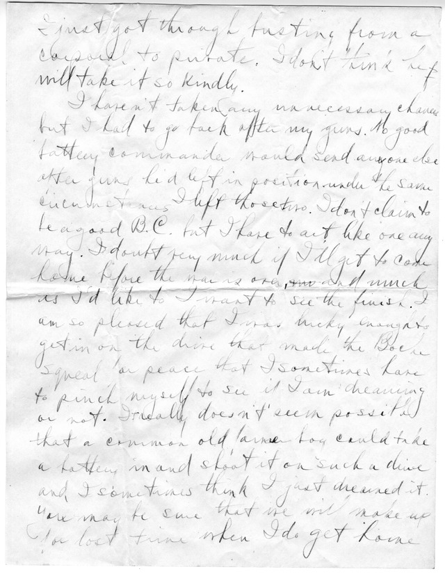 Letter from Harry S. Truman to Bess Wallace