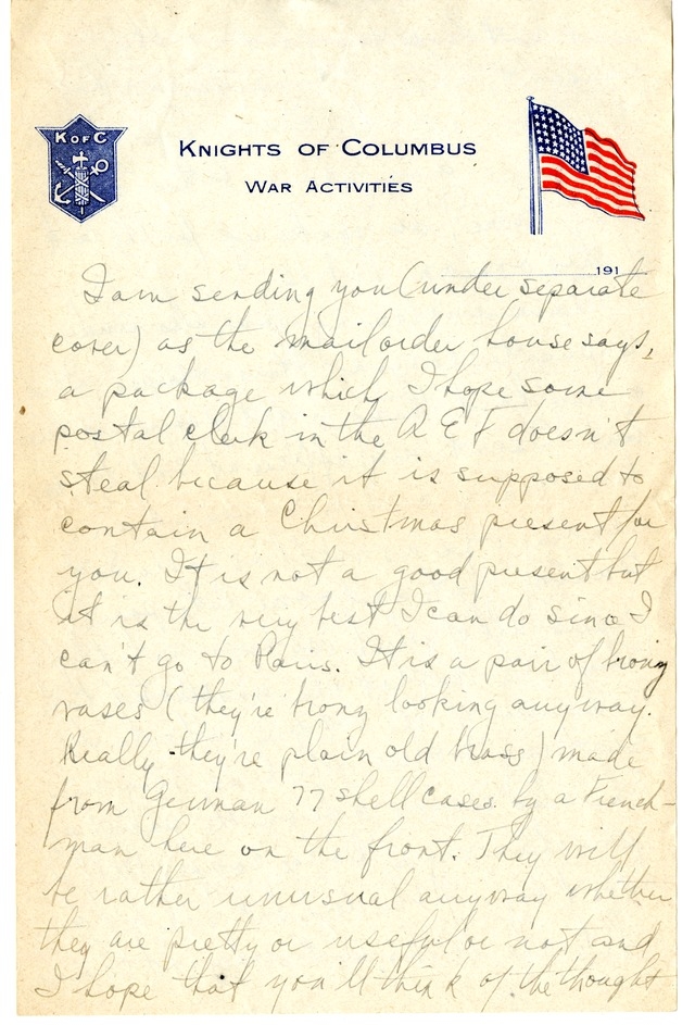 Letter from Harry S. Truman to Bess Wallace