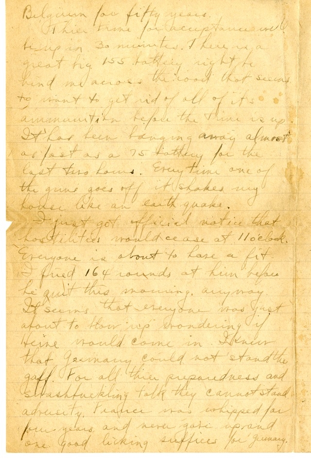 Letter from Harry S. Truman to Bess Wallace