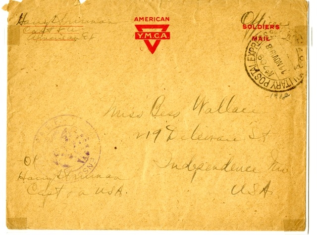 Letter from Harry S. Truman to Bess Wallace