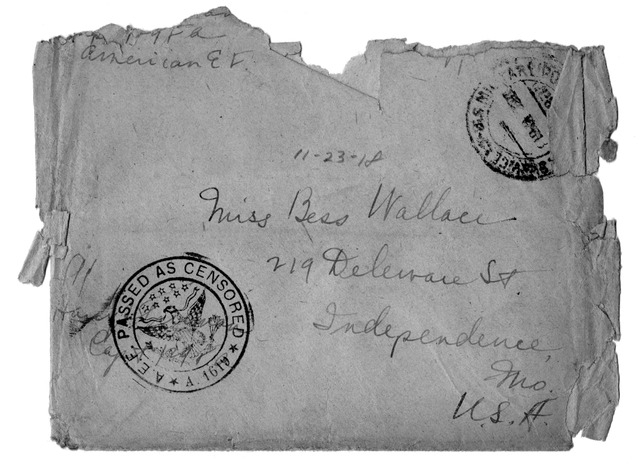 Letter from Harry S. Truman to Bess Wallace