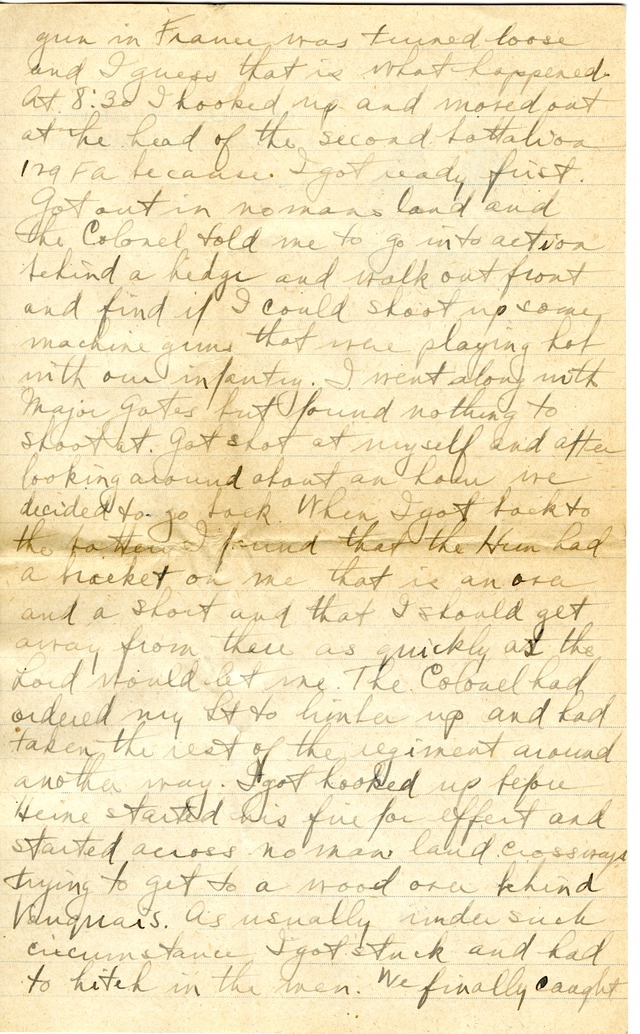 Letter from Harry S. Truman to Bess Wallace (abridged)