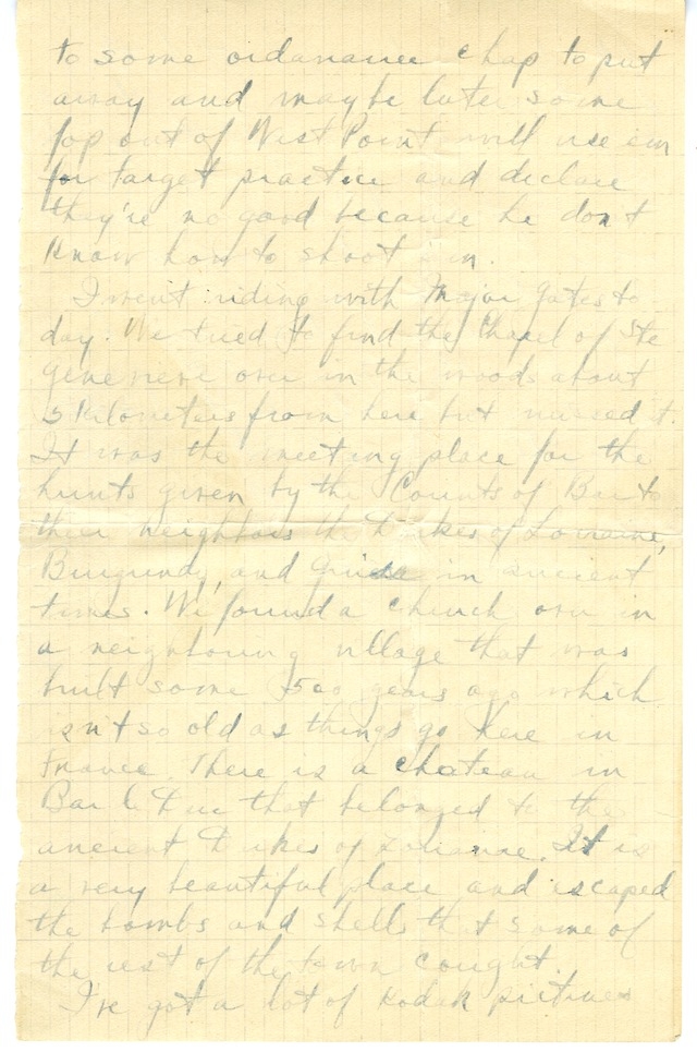 Letter from Harry S. Truman to Bess Wallace