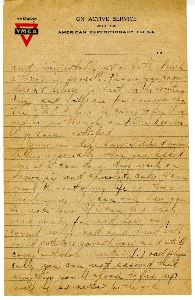 Letter from Harry S. Truman to Bess Wallace