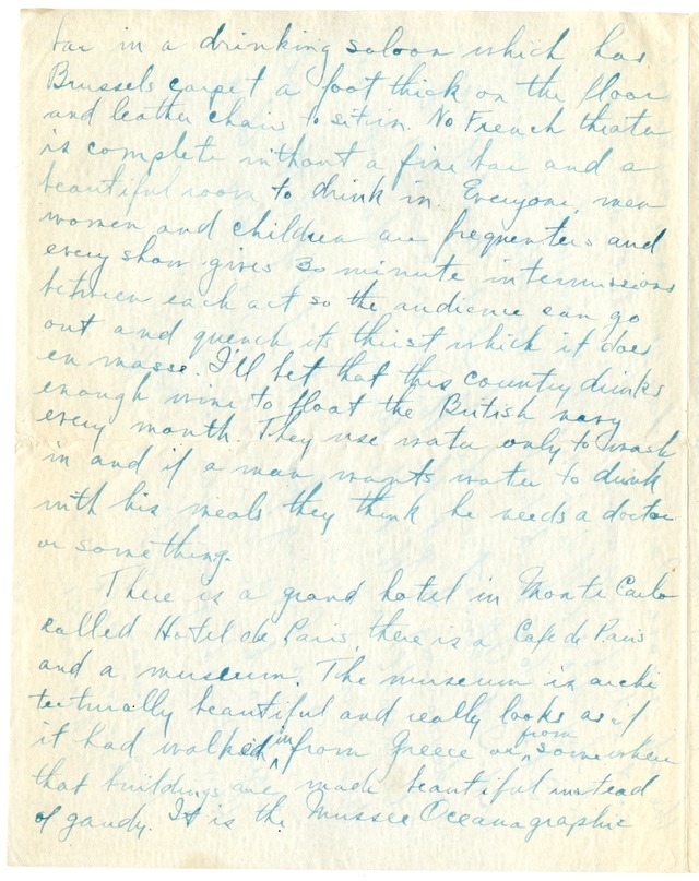 Letter from Harry S. Truman to Bess Wallace