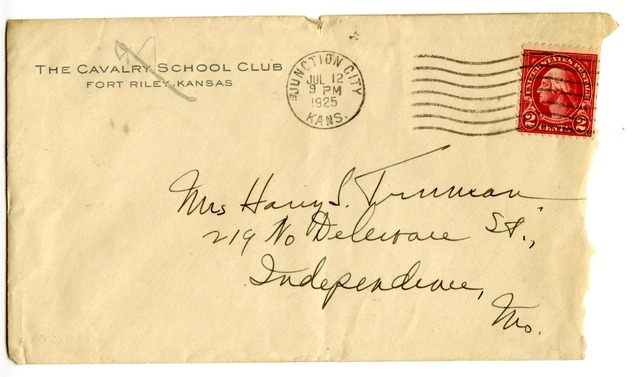 Letter from Harry S. Truman to Bess W. Truman