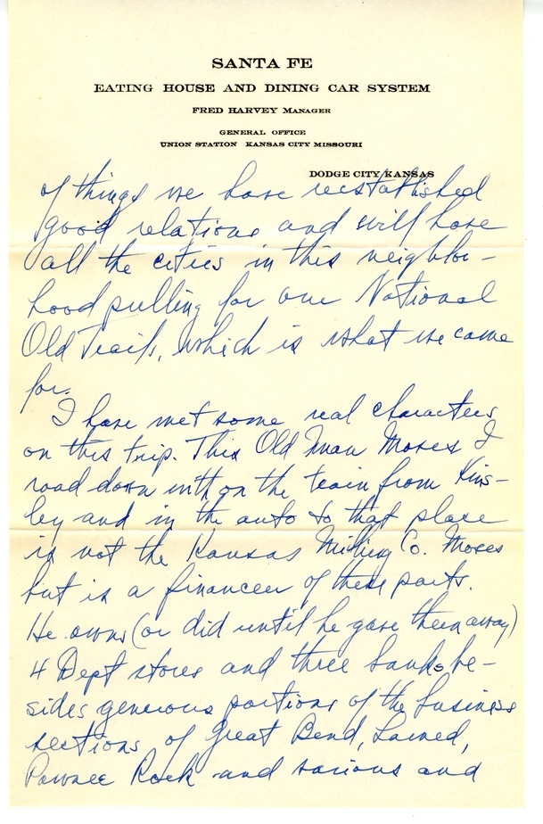Letter from Harry S. Truman to Bess W. Truman