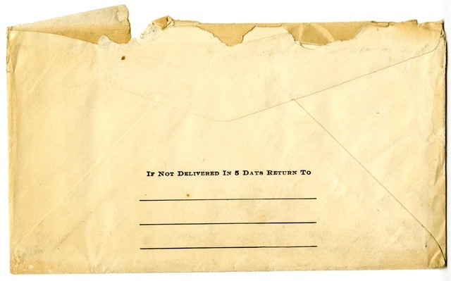 Letter from Harry S. Truman to Bess W. Truman