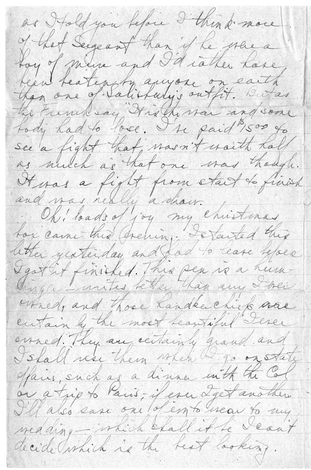 Letter from Harry S. Truman to Bess Wallace
