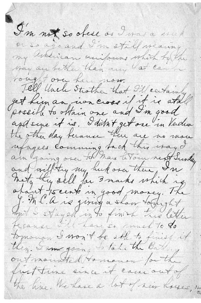 Letter from Harry S. Truman to Bess Wallace