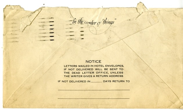 Letter from Harry S. Truman to Bess W. Truman