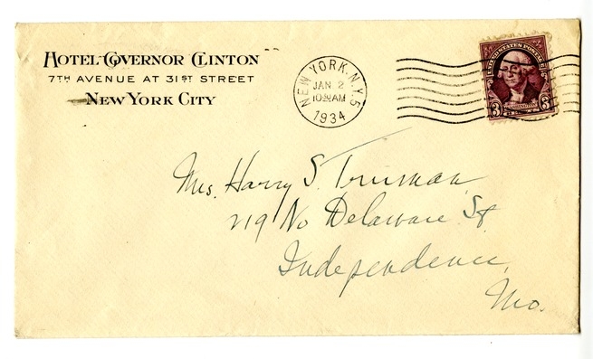Letter from Harry S. Truman to Bess W. Truman