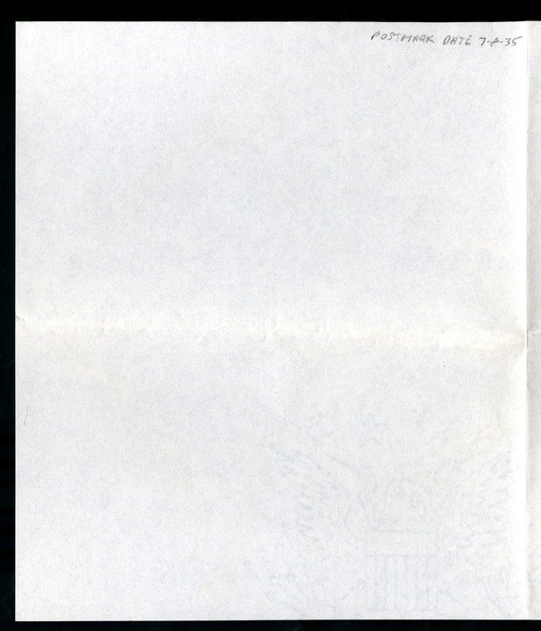 Letter from Harry S. Truman to Bess W. Truman