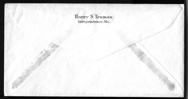 Letter from Harry S. Truman to Bess W. Truman