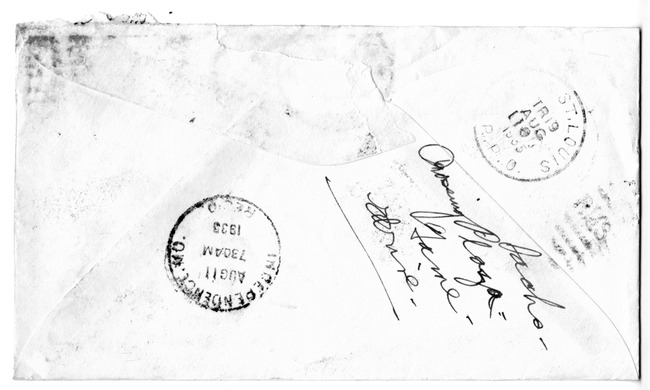 Letter from Harry S. Truman to Bess W. Truman