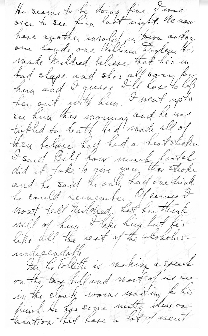 Letter from Harry S. Truman to Bess W. Truman