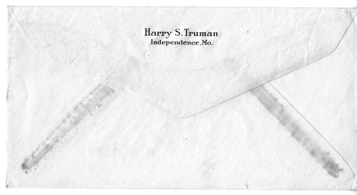 Letter from Harry S. Truman to Bess W. Truman