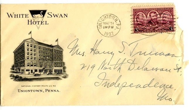Letter from Harry S. Truman to Bess W. Truman