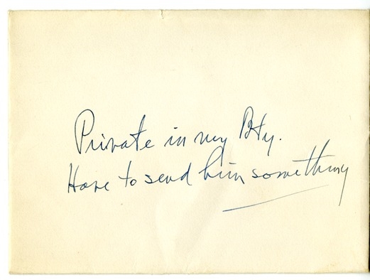 Letter from Harry S. Truman to Bess W. Truman