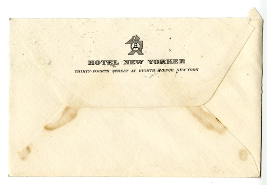 Letter from Harry S. Truman to Bess W. Truman