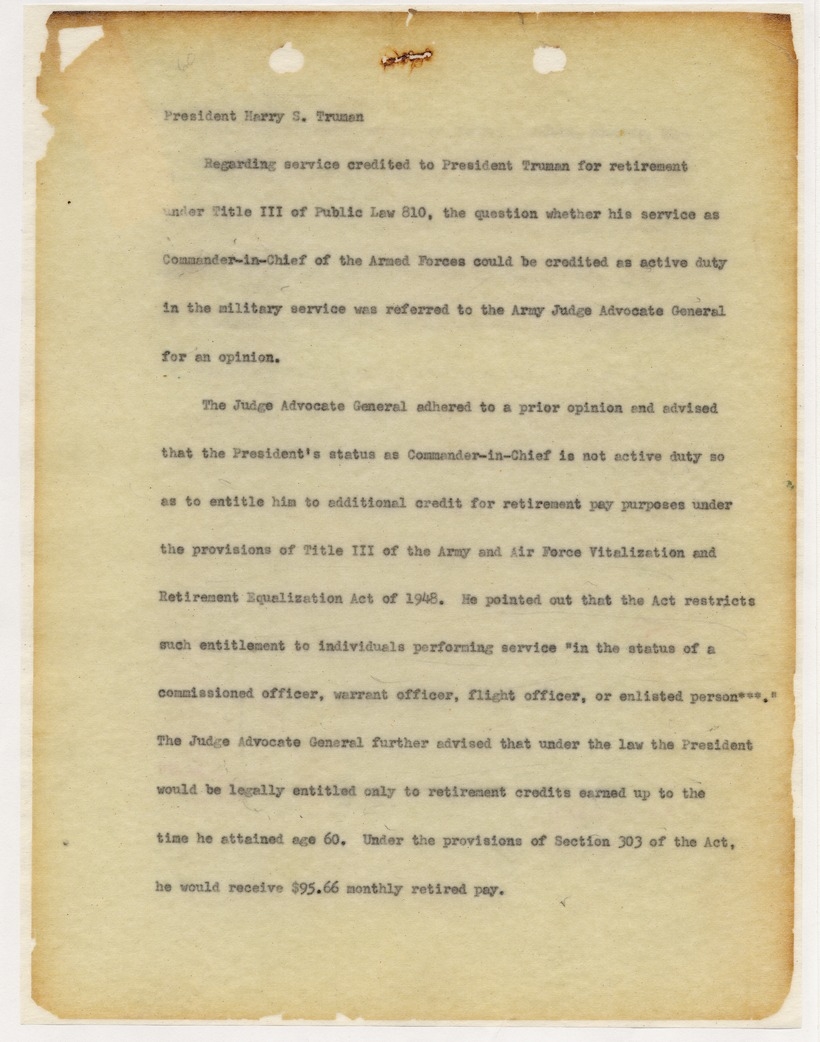 Memorandum from Major General William E. Bergin to Colonel R. P. Carlson