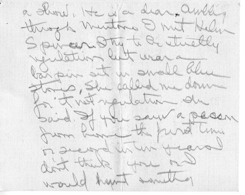 Letter from Mary Paxton to Bess Wallace