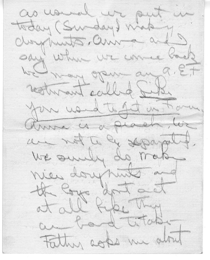 Letter from Mary Paxton to Bess Wallace