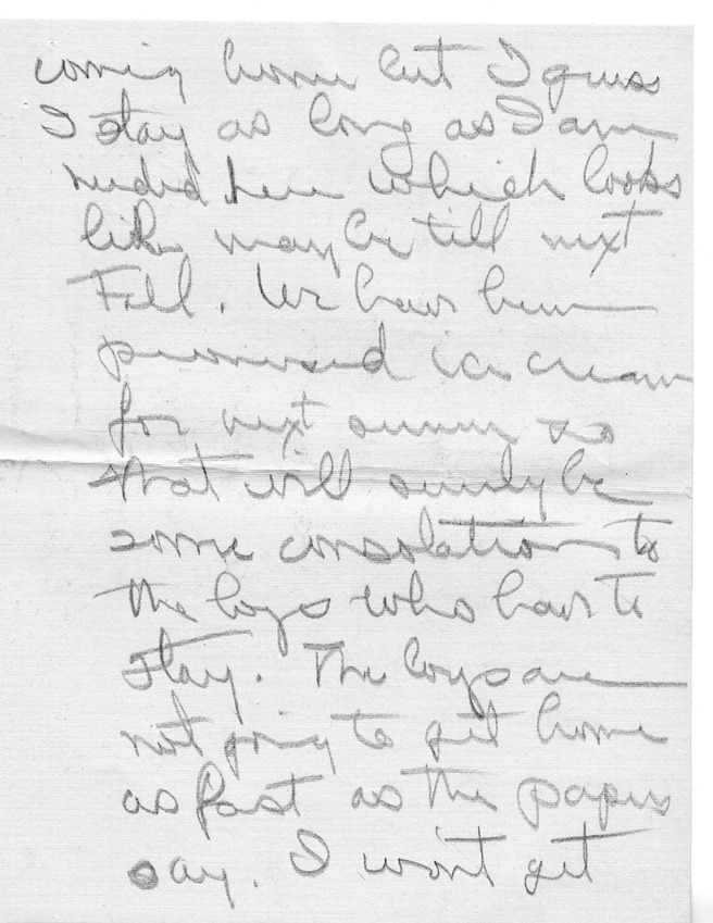 Letter from Mary Paxton to Bess Wallace