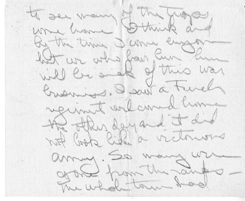 Letter from Mary Paxton to Bess Wallace