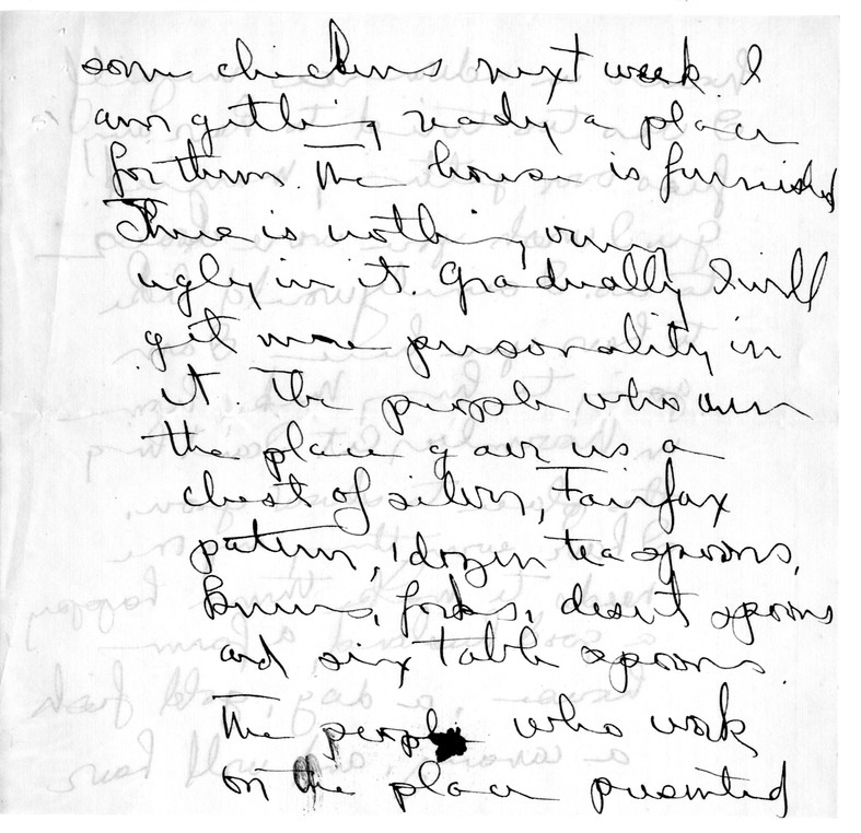 Letter from Mary Paxton Keeley to Bess W. Truman