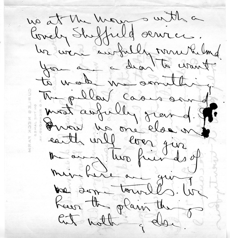 Letter from Mary Paxton Keeley to Bess W. Truman