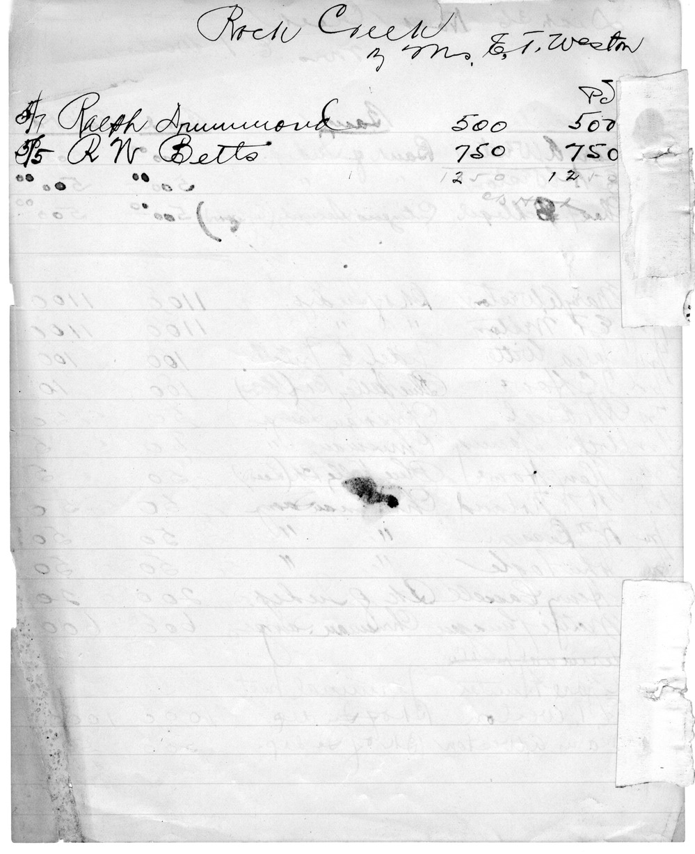Fundraising Records for Liberty Loan, with Related Material