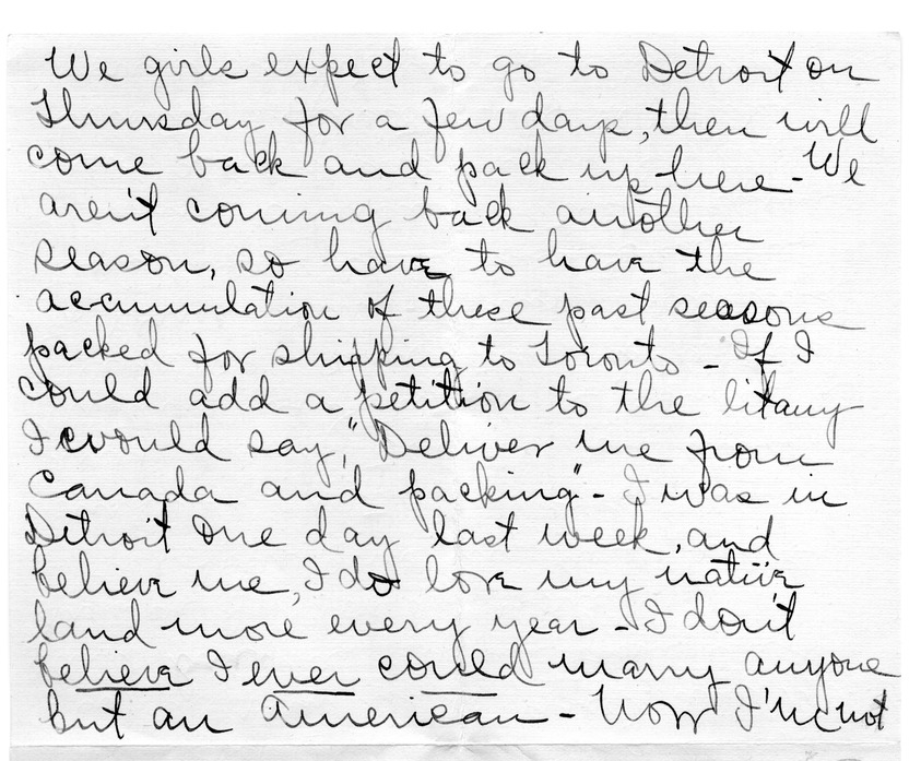 Letter from Arry Mayer to Bess Wallace