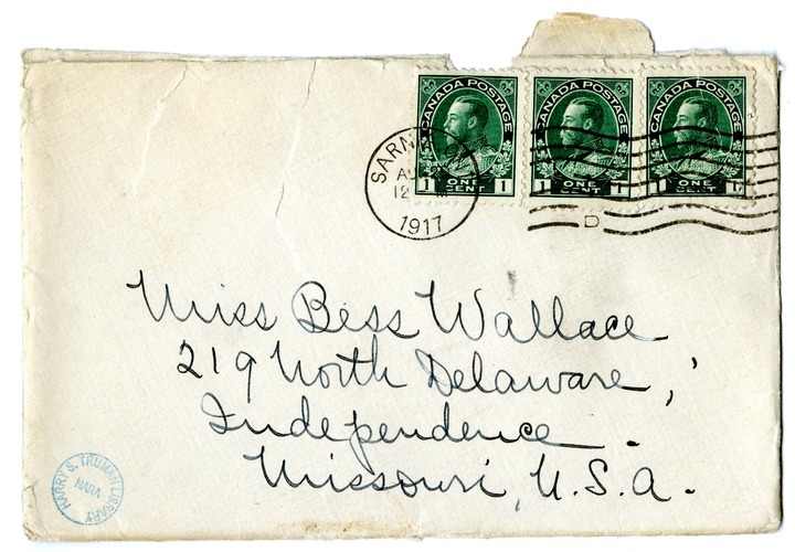 Letter from Arry Mayer to Bess Wallace
