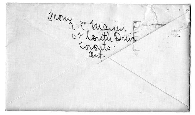 Letter from Arry Mayer to Bess Wallace