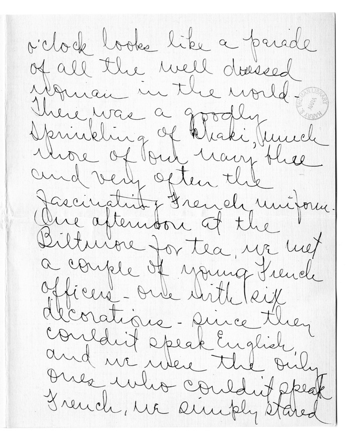 Letter from Arry Mayer to Bess Wallace