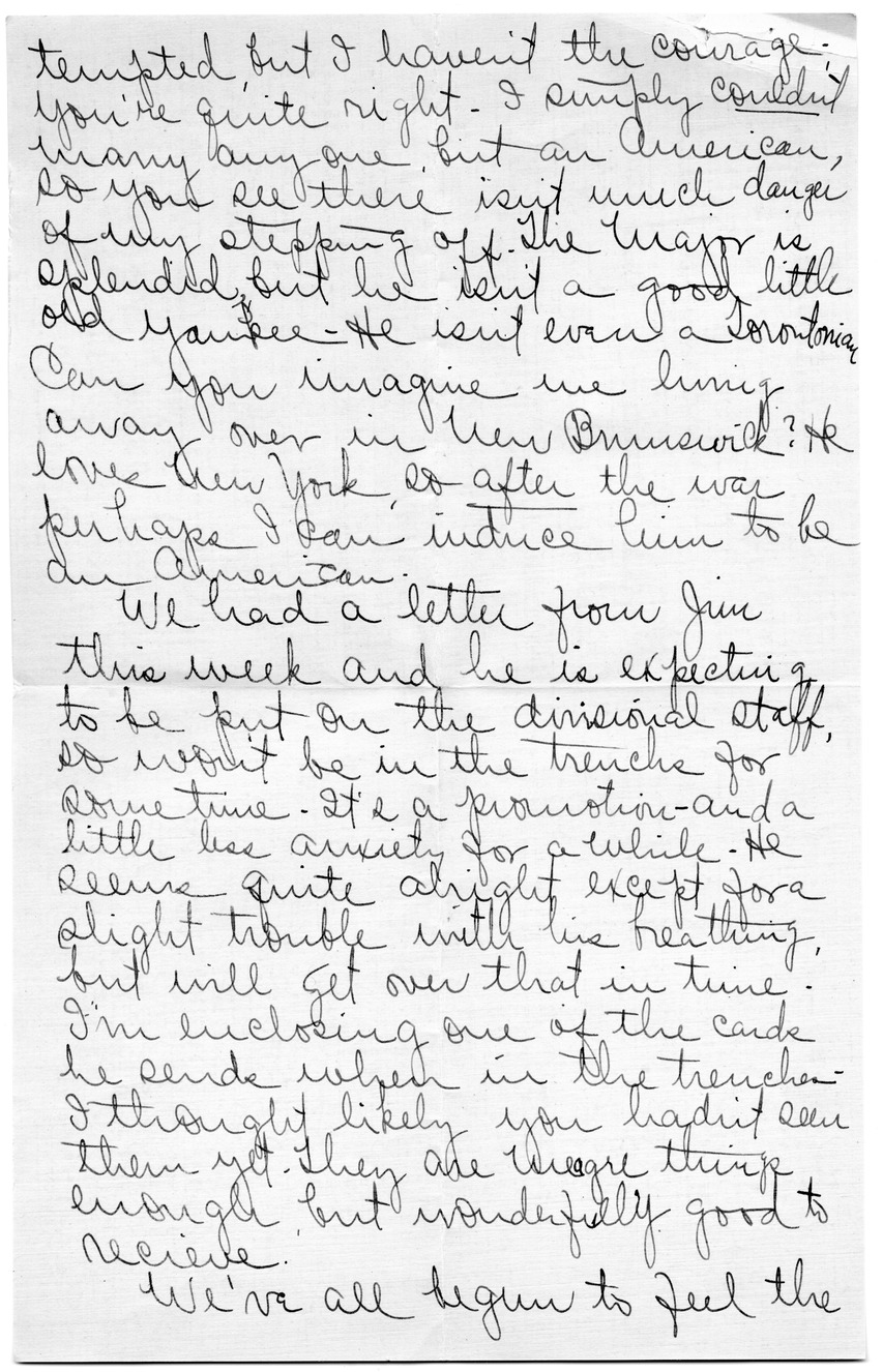 Letter from Arry Mayer to Bess Wallace
