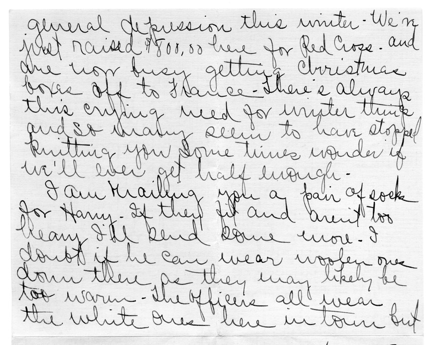 Letter from Arry Mayer to Bess Wallace