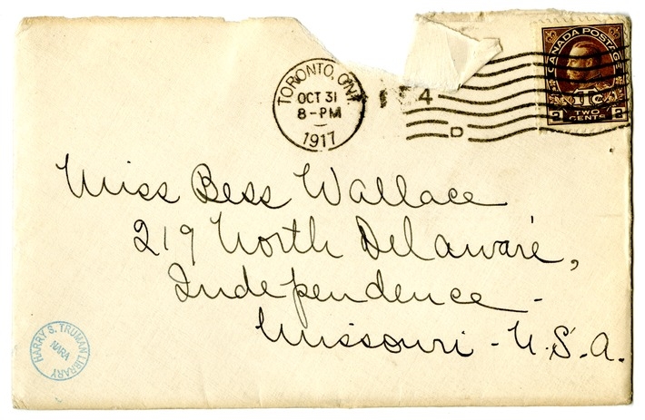 Letter from Arry Mayer to Bess Wallace