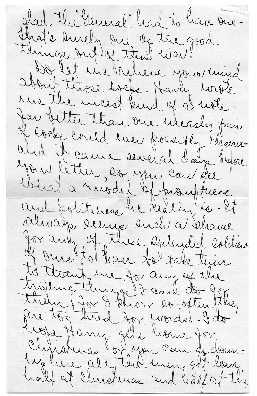 Letter from Arry Mayer to Bess Wallace