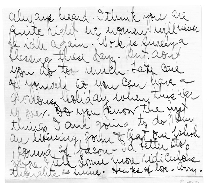 Letter from Arry Mayer to Bess Wallace