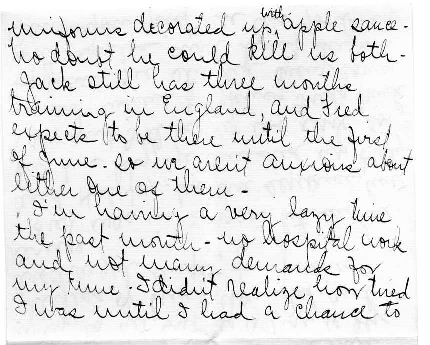 Letter from Arry Mayer to Bess Wallace