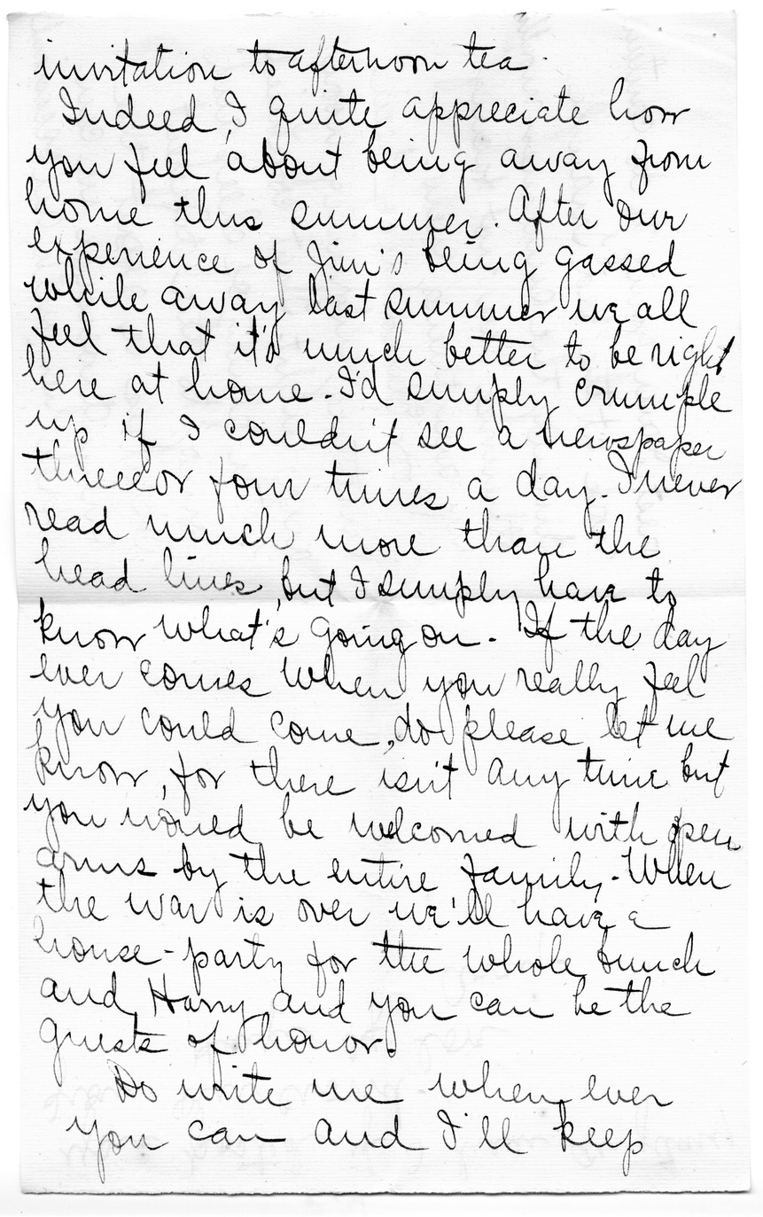 Letter from Arry Mayer to Bess Wallace