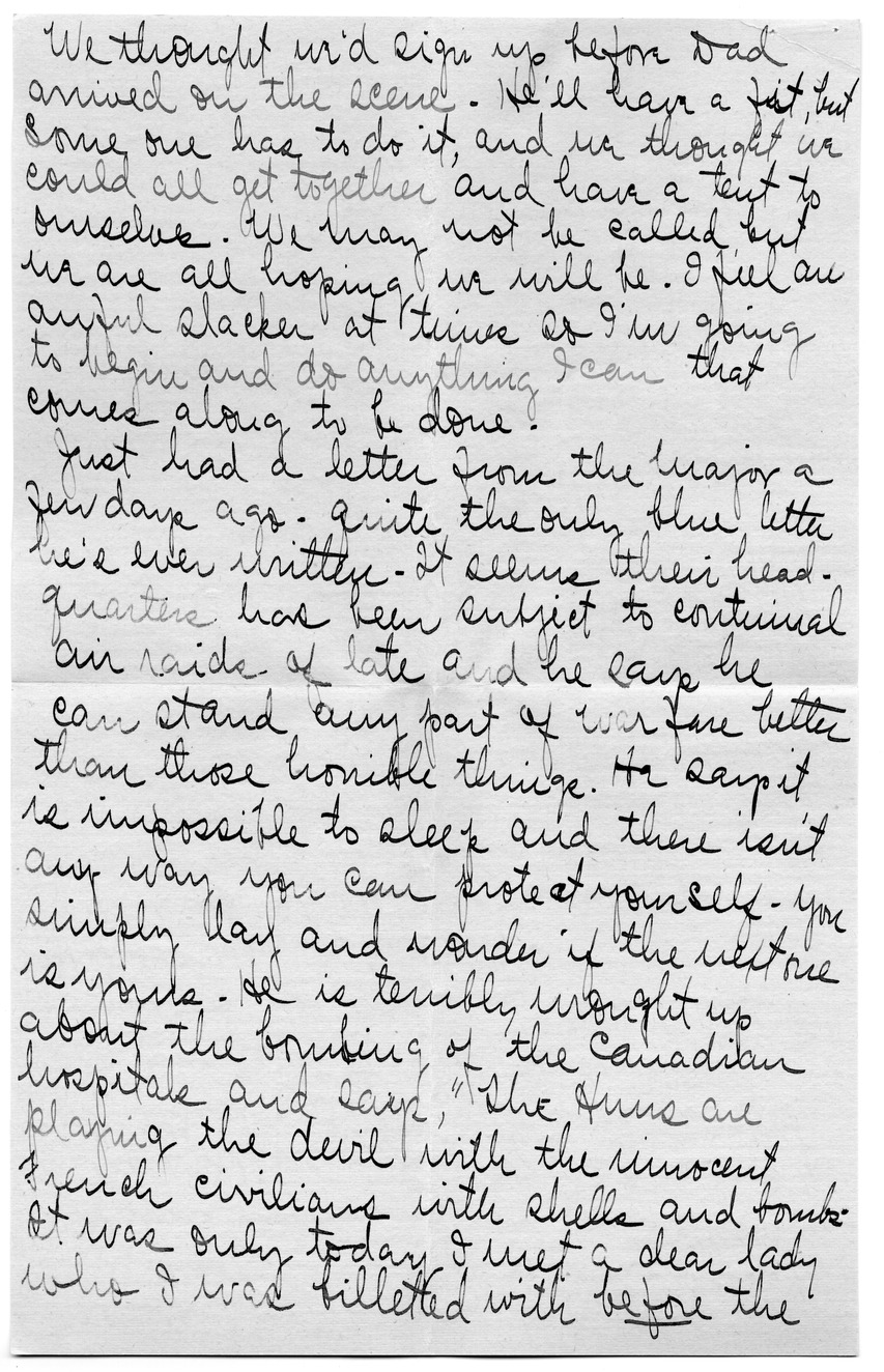 Letter from Arry Mayer to Bess Wallace