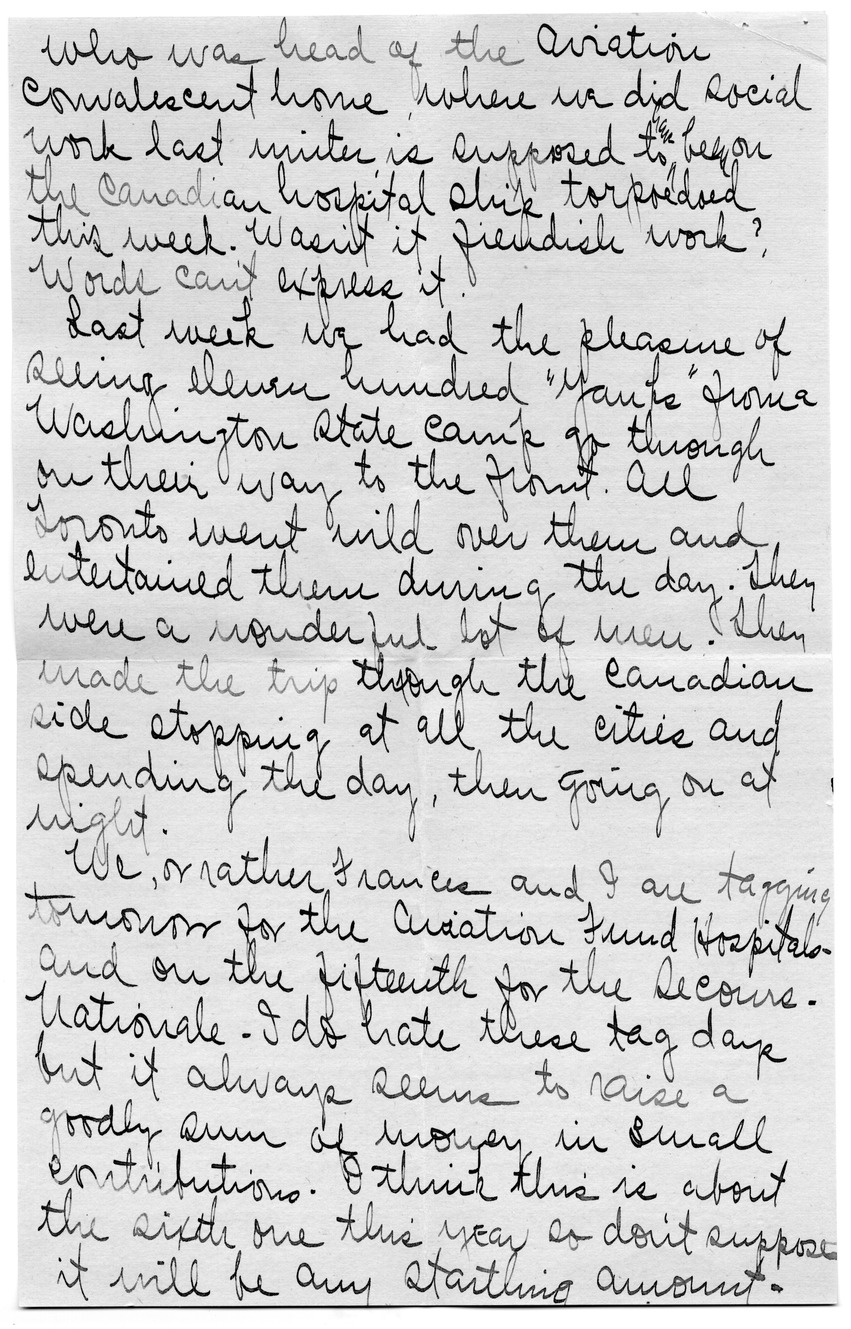 Letter from Arry Mayer to Bess Wallace